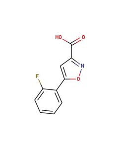 Astatech 5-(2-FLUOROPHENYL)ISOXAZOLE-3-CARBOXYLIC ACID; 1G; Purity 95%; MDL-MFCD07377266